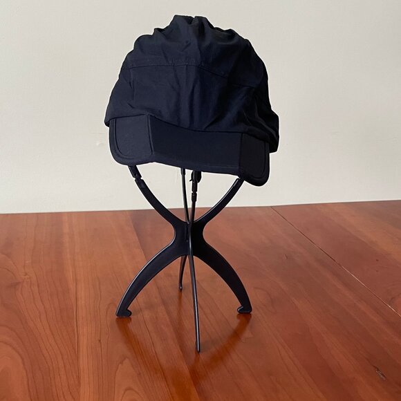 Foldable All-Season Ponytail Baseball Cap Sun Hat, Black (NWOT) - Picture 3 of 14